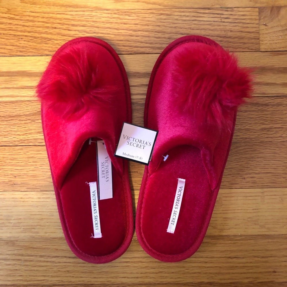 Red Victoria’s Secret Slippers